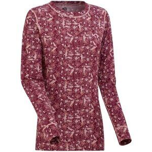 Kari Traa Fryd Long Sleeve Base Layer with Bird Print - Size S/P Tee